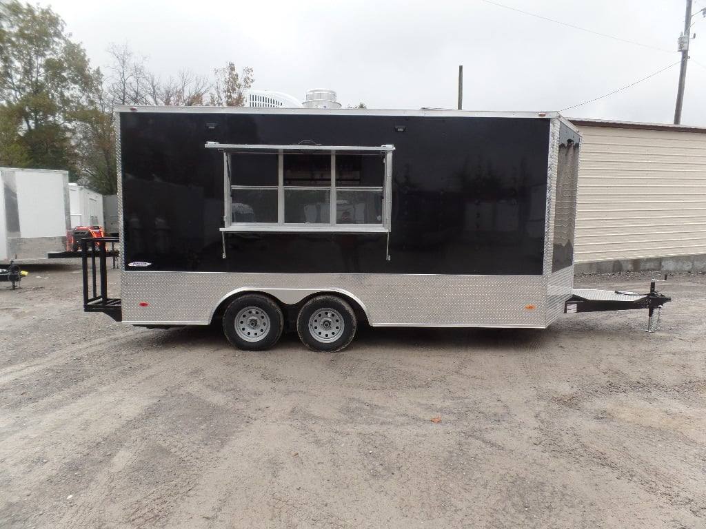 78-8.5-x-16-black-event-catering-concession-food-trailer-20.jpg 8.5' x 16' Black Event Catering Concession Food Trailer