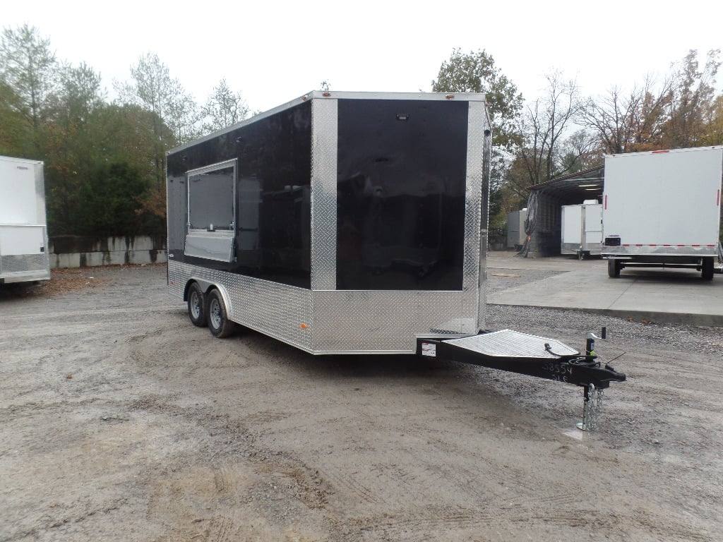 78-8.5-x-16-black-event-catering-concession-food-trailer-25.jpg 8.5' x 16' Black Event Catering Concession Food Trailer