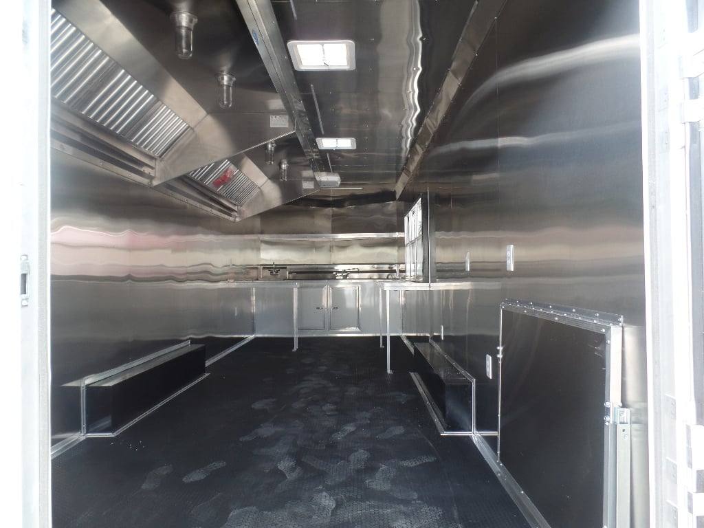 781-8.5-x-25-white-catering-concession-food-trailer-13.jpg 8.5' x 25' White Catering Concession Food Trailer