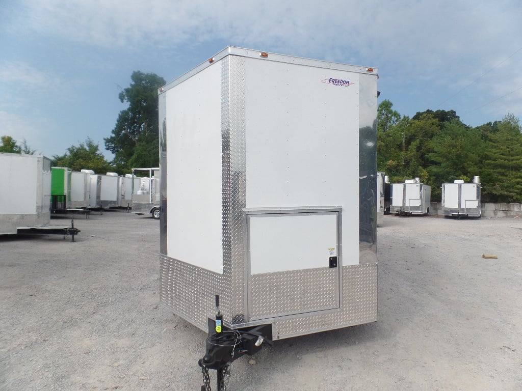 781-8.5-x-25-white-catering-concession-food-trailer-15.jpg 8.5' x 25' White Catering Concession Food Trailer