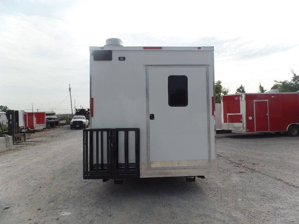 781-8.5-x-25-white-catering-concession-food-trailer-16.jpg 8.5' x 25' White Catering Concession Food Trailer