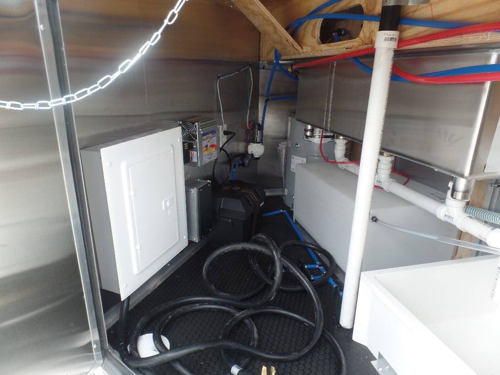 781-8.5-x-25-white-catering-concession-food-trailer-18.jpg 8.5' x 25' White Catering Concession Food Trailer