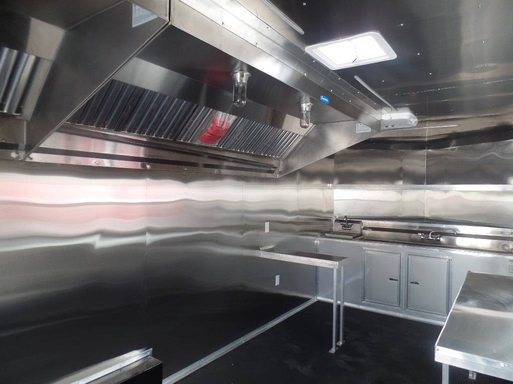 781-8.5-x-25-white-catering-concession-food-trailer-3.jpg 8.5' x 25' White Catering Concession Food Trailer