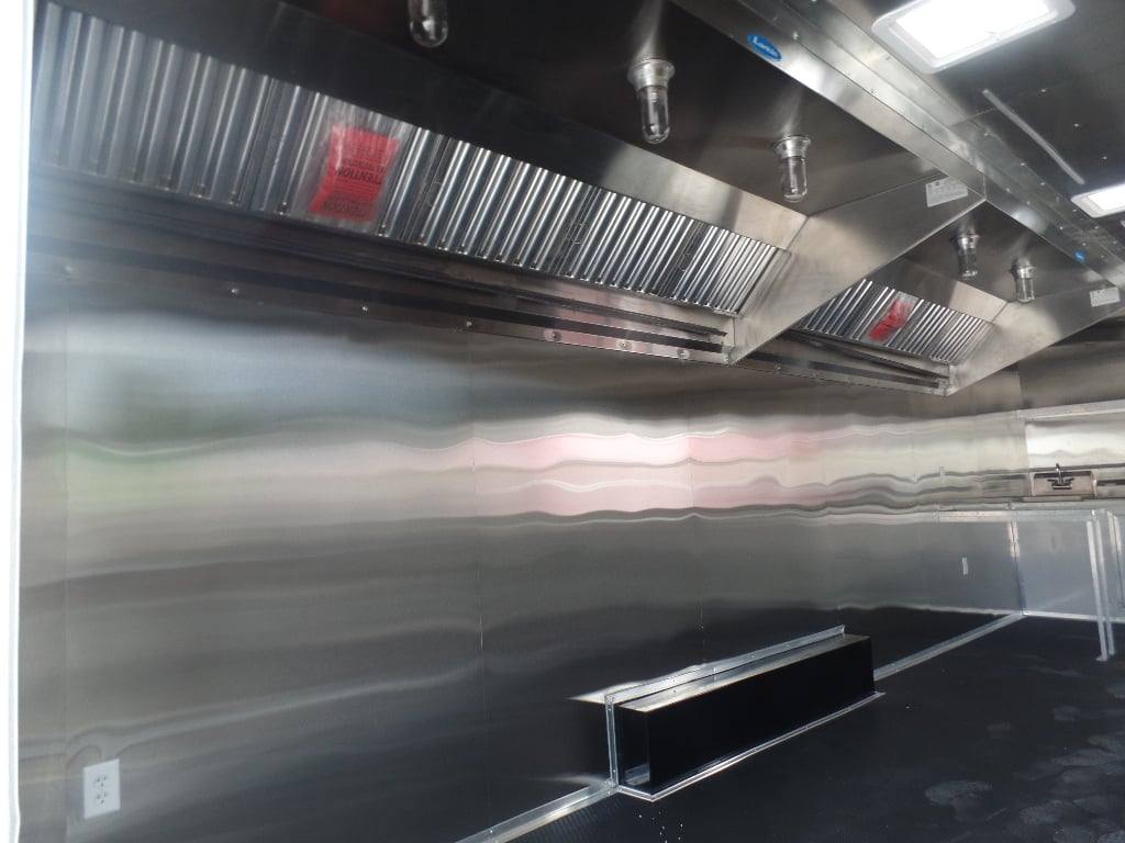 781-8.5-x-25-white-catering-concession-food-trailer-7.jpg 8.5' x 25' White Catering Concession Food Trailer