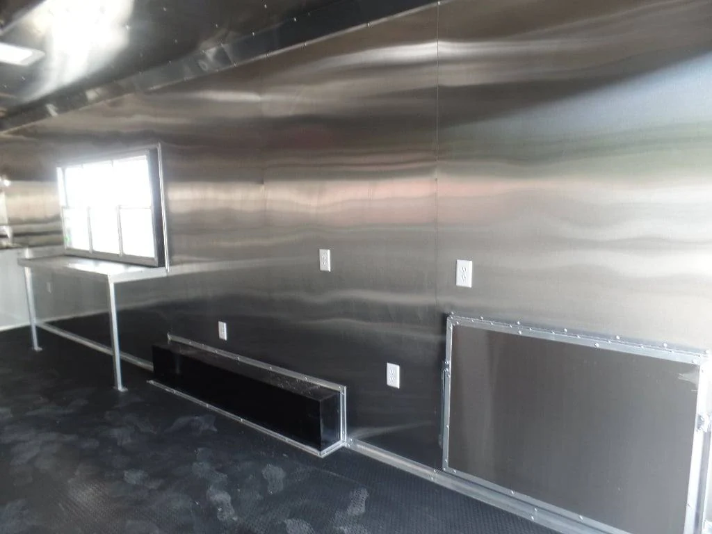 781-8.5-x-25-white-catering-concession-food-trailer-8.webp 8.5' x 25' White Catering Concession Food Trailer