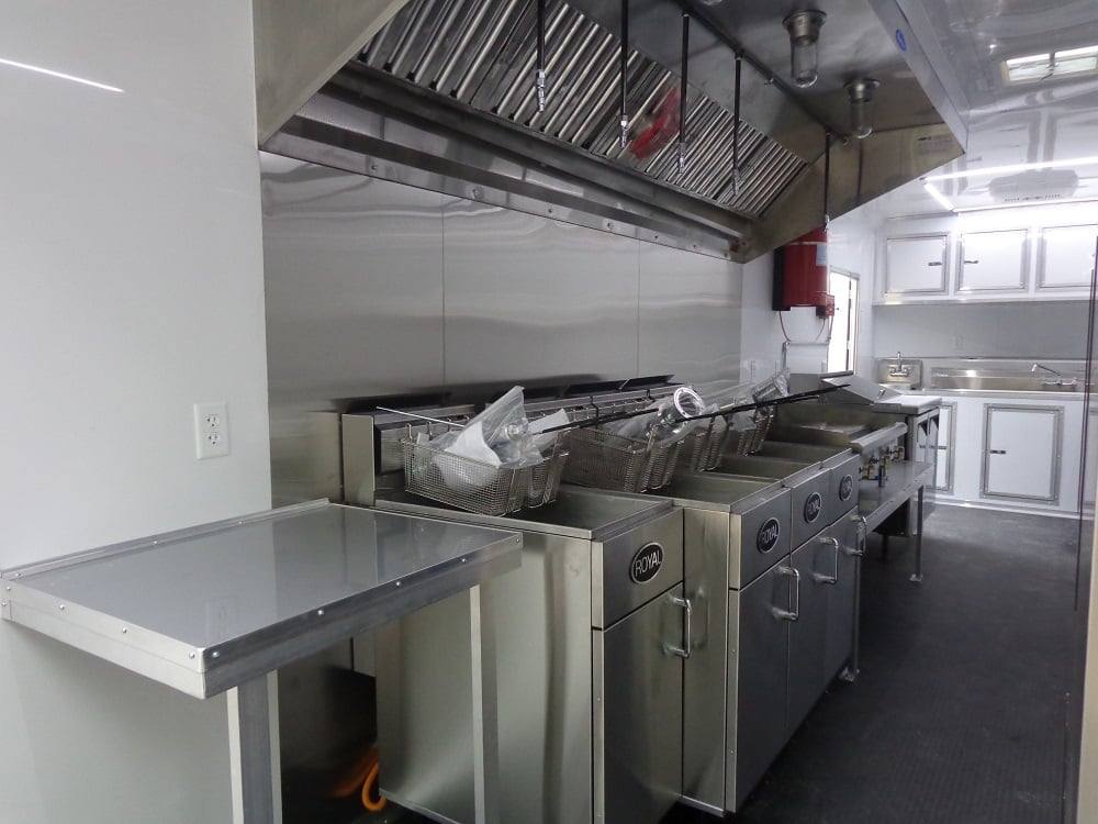 782-8.5-x-25-white-concession-food-trailer-with-appliances-30.jpg 8.5' x 25' White Concession Food Trailer With Appliances