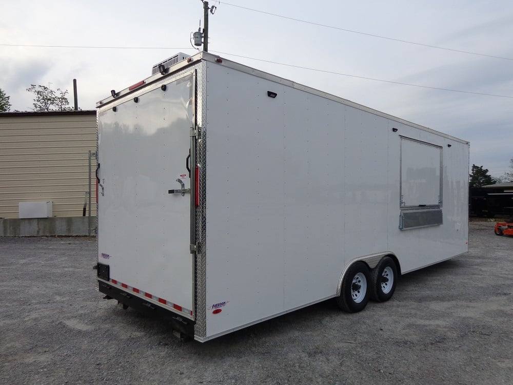 782-8.5-x-25-white-concession-food-trailer-with-appliances-4.jpg 8.5' x 25' White Concession Food Trailer With Appliances