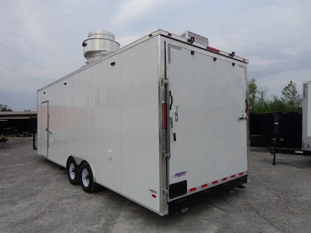 782-8.5-x-25-white-concession-food-trailer-with-appliances-8.jpg 8.5' x 25' White Concession Food Trailer With Appliances