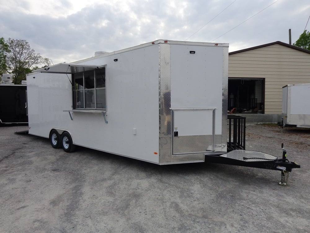 783-8.5-x-25-white-vending-concession-food-trailer-10.jpg 8.5' x 25' White Vending Concession Food Trailer