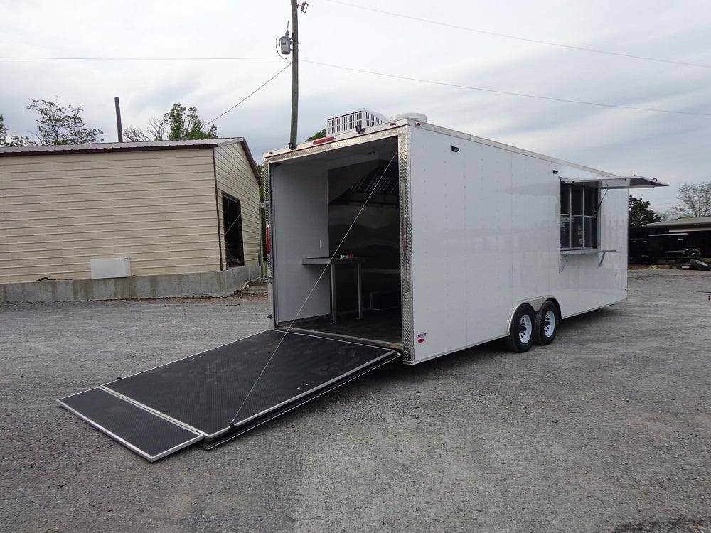 783-8.5-x-25-white-vending-concession-food-trailer-16.jpg 8.5' x 25' White Vending Concession Food Trailer