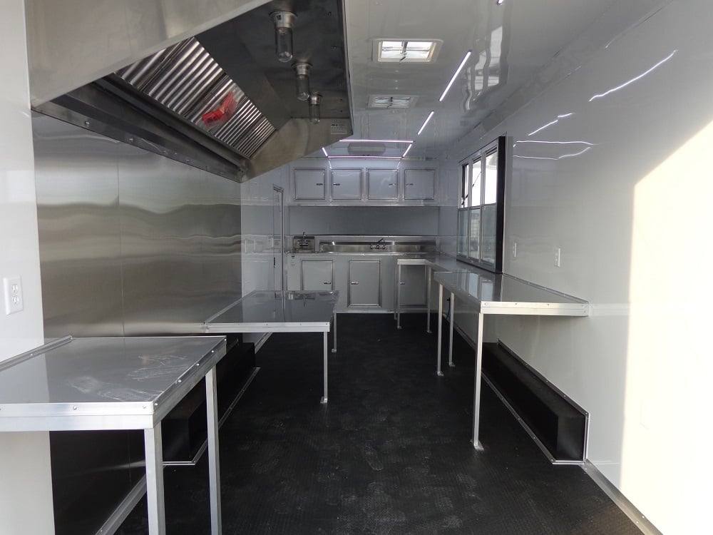 783-8.5-x-25-white-vending-concession-food-trailer-9.jpg 8.5' x 25' White Vending Concession Food Trailer