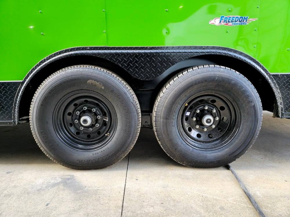 784-8.5-x-26-lime-green-concession-trailer-bbq-food-event-12.jpg 8.5' X 26' Lime Green Concession Trailer BBQ Food Event