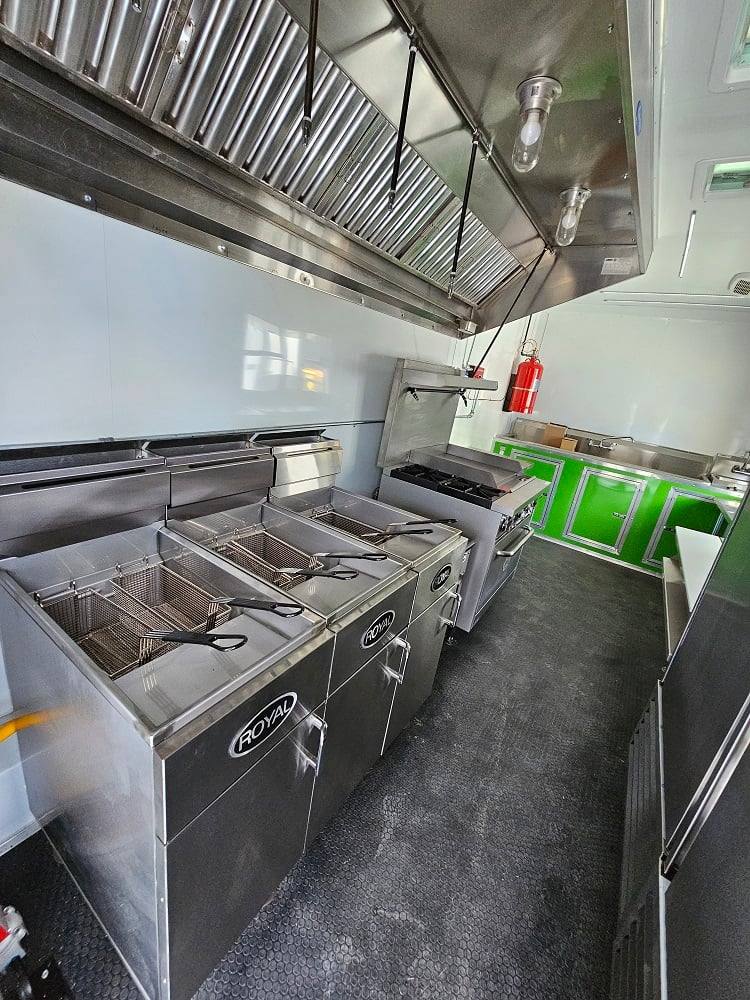 784-8.5-x-26-lime-green-concession-trailer-bbq-food-event-17.jpg 8.5' X 26' Lime Green Concession Trailer BBQ Food Event