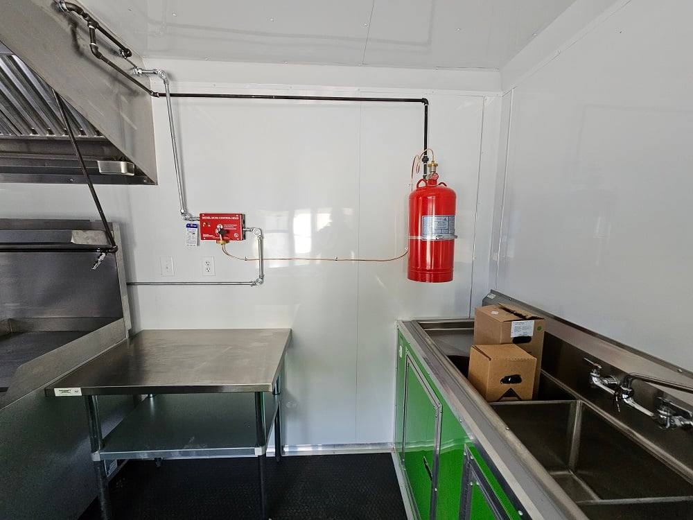 784-8.5-x-26-lime-green-concession-trailer-bbq-food-event-23.jpg 8.5' X 26' Lime Green Concession Trailer BBQ Food Event
