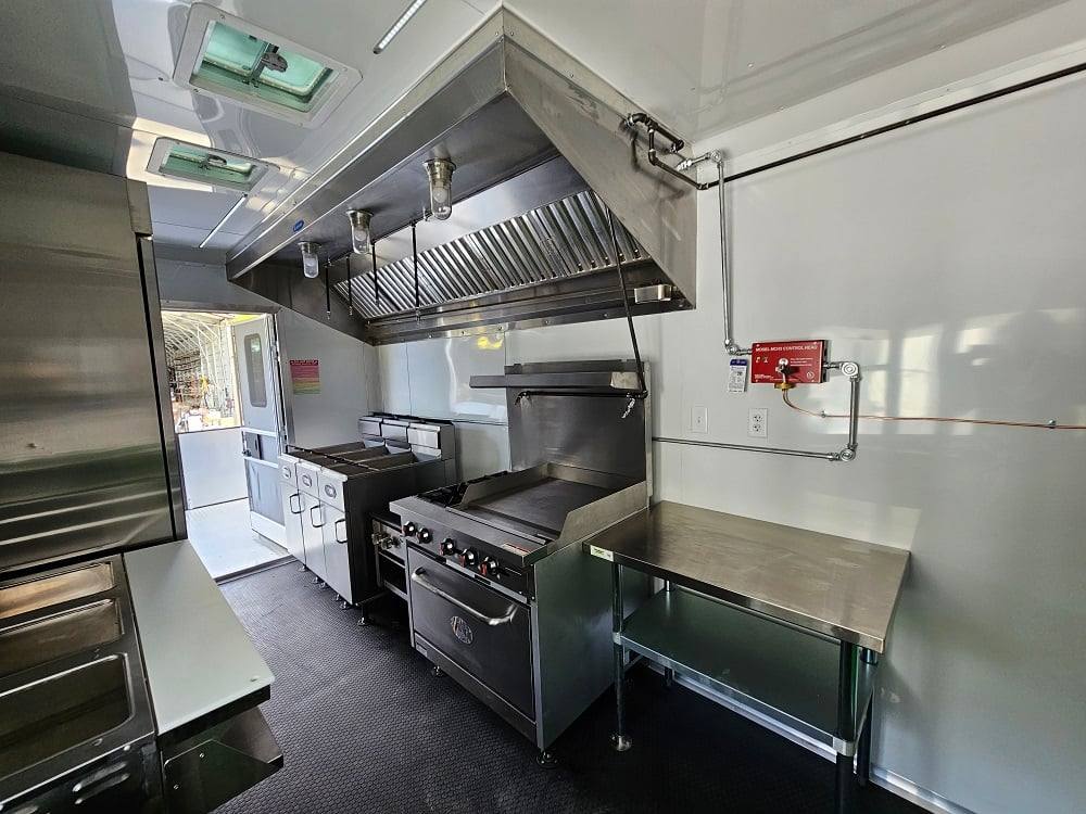 784-8.5-x-26-lime-green-concession-trailer-bbq-food-event-24.jpg 8.5' X 26' Lime Green Concession Trailer BBQ Food Event