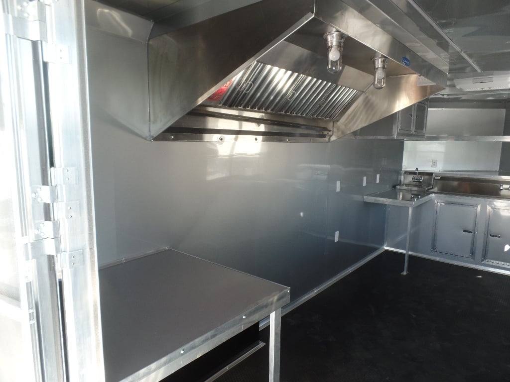 787-8.5-x-26-black-bbq-porch-concession-trailer-3.jpg 8.5' x 26' Black BBQ Porch Concession Trailer