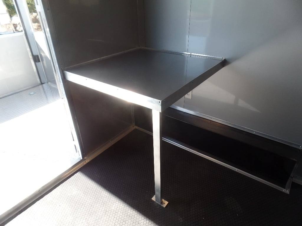 787-8.5-x-26-black-bbq-porch-concession-trailer-5.jpg 8.5' x 26' Black BBQ Porch Concession Trailer