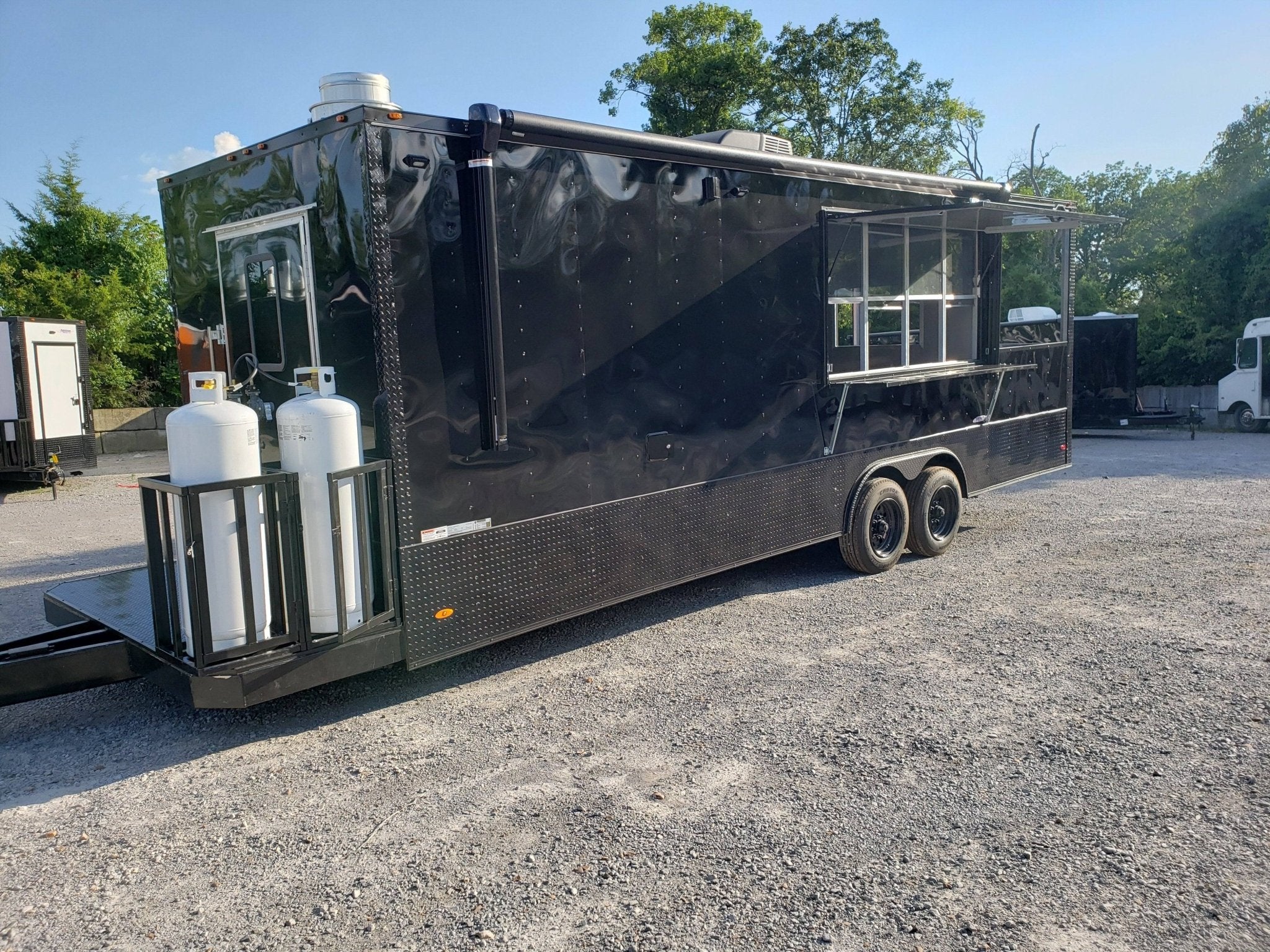 789-8.5-x-26-black-pizza-concession-food-trailer-20.jpg 8.5' x 26' Black Pizza Concession Food Trailer