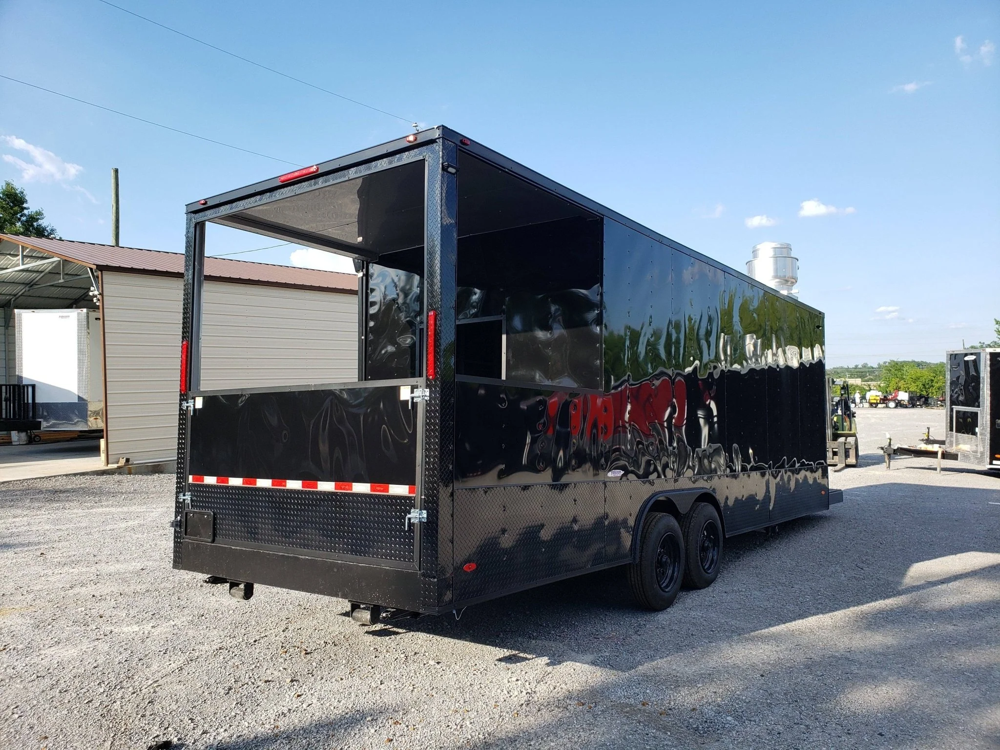 789-8.5-x-26-black-pizza-concession-food-trailer-7.webp 8.5' x 26' Black Pizza Concession Food Trailer