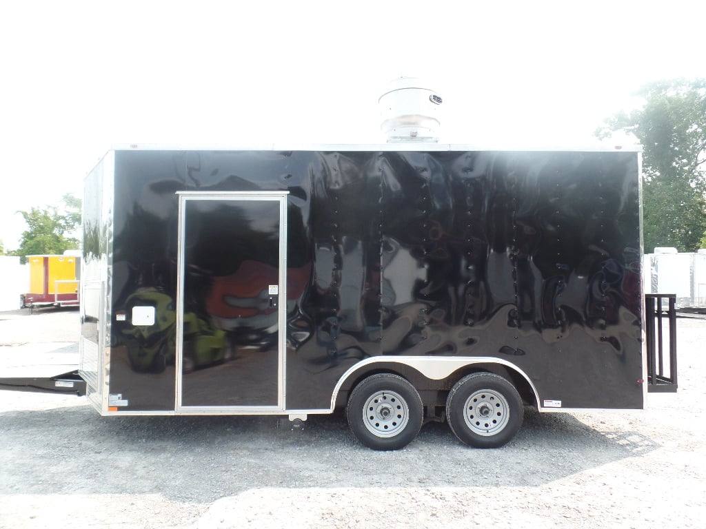 79-8.5-x-16-black-event-concession-food-catering-trailer-12.jpg 8.5' x 16' Black Event Concession Food Catering Trailer