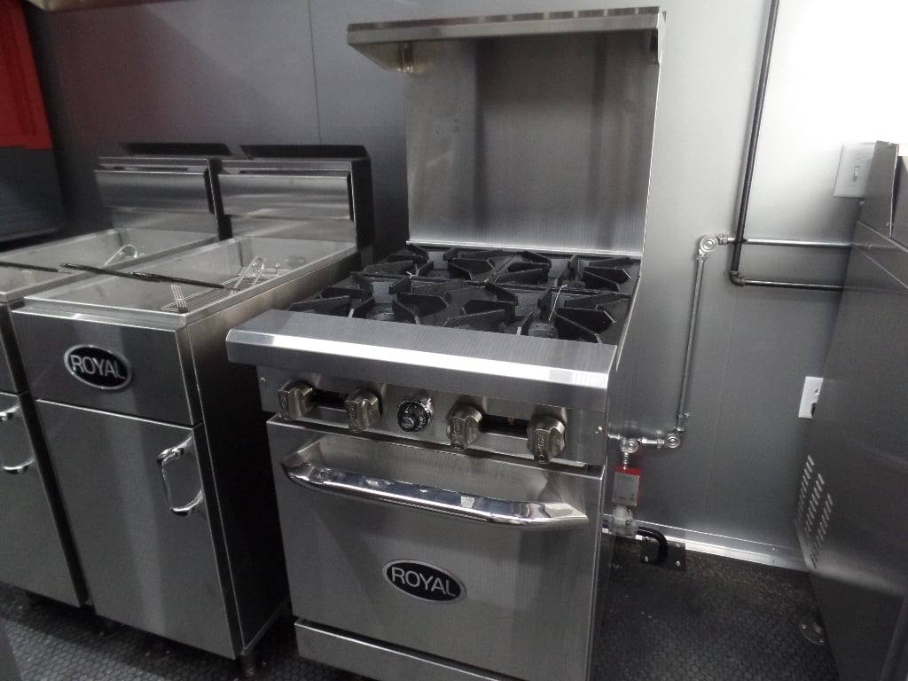 791-8.5-x-26-black-porch-style-concession-food-trailer-with-appliances-15.jpg 8.5' x 26' Black Porch Style Concession Food Trailer With Appliances