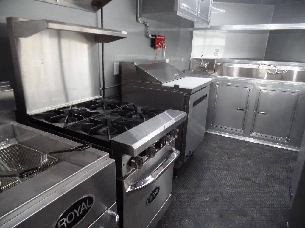 791-8.5-x-26-black-porch-style-concession-food-trailer-with-appliances-26.jpg 8.5' x 26' Black Porch Style Concession Food Trailer With Appliances