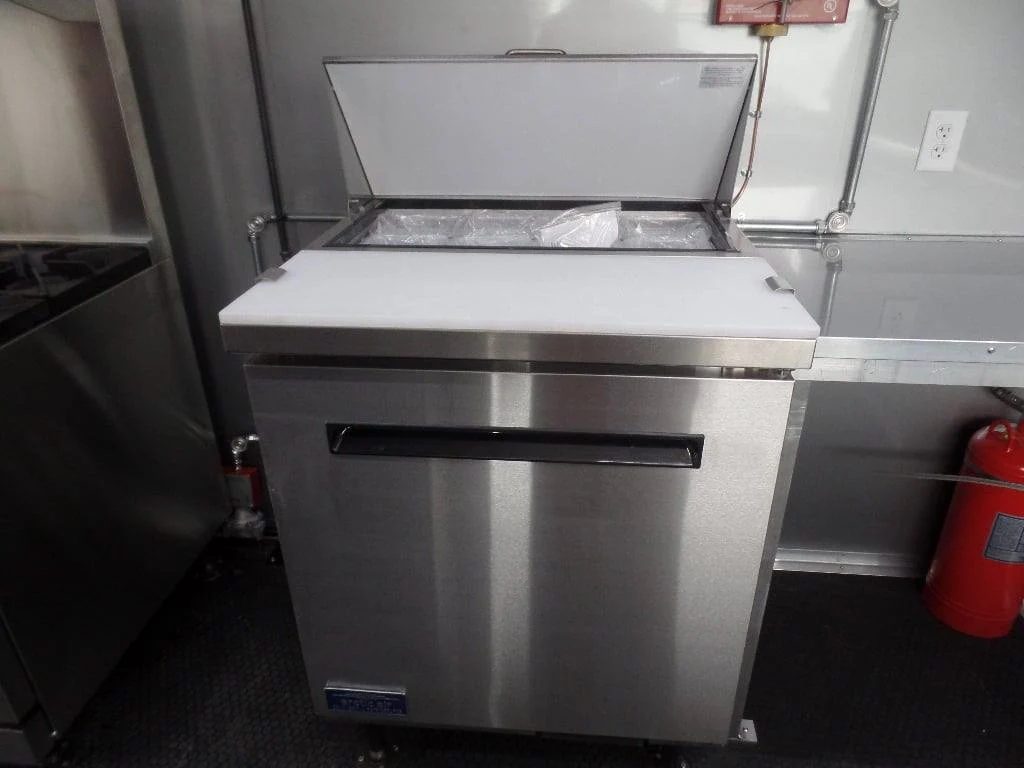 791-8.5-x-26-black-porch-style-concession-food-trailer-with-appliances-3.webp 8.5' x 26' Black Porch Style Concession Food Trailer With Appliances