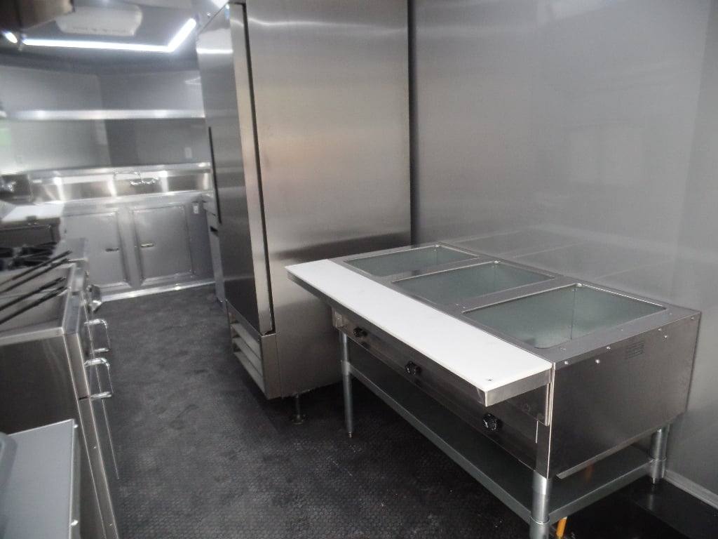 791-8.5-x-26-black-porch-style-concession-food-trailer-with-appliances-31.jpg 8.5' x 26' Black Porch Style Concession Food Trailer With Appliances