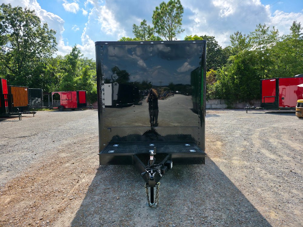 8.5' X 26' Black With Blackout Merchandising & Marketing Trailer