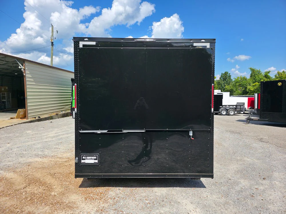 8.5' X 26' Black With Blackout Merchandising & Marketing Trailer