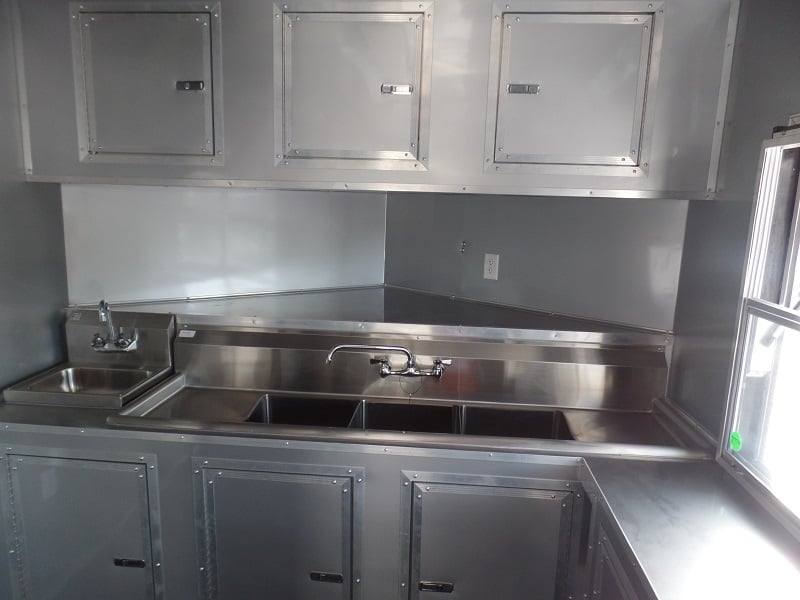 797-8.5-x-26-concession-food-trailer-black-event-catering-9.jpg 8.5' x 26' Concession Food Trailer Black Event Catering