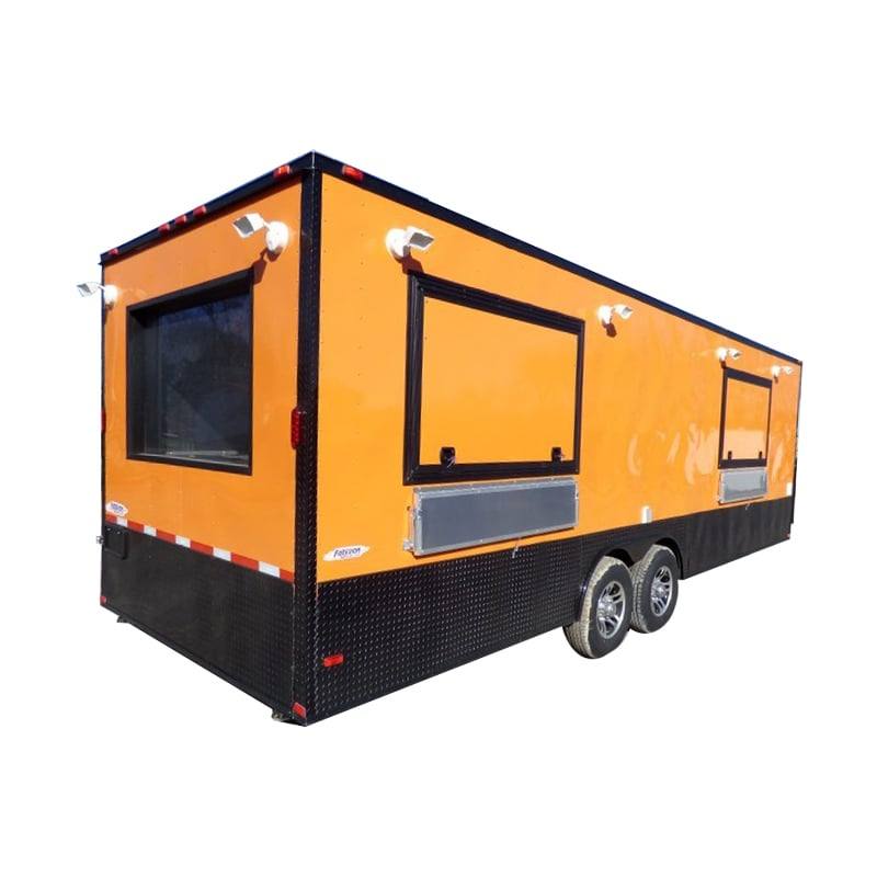 798-8.5-x-26-concession-food-trailer-orange-event-catering-1.jpg 8.5' x 26' Concession Food Trailer Orange Event Catering
