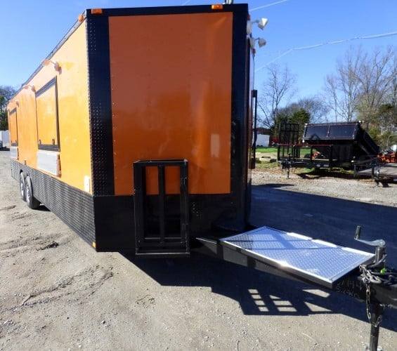 798-8.5-x-26-concession-food-trailer-orange-event-catering-16.jpg 8.5' x 26' Concession Food Trailer Orange Event Catering