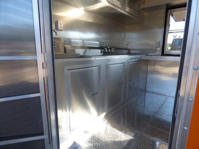 798-8.5-x-26-concession-food-trailer-orange-event-catering-17.jpg 8.5' x 26' Concession Food Trailer Orange Event Catering