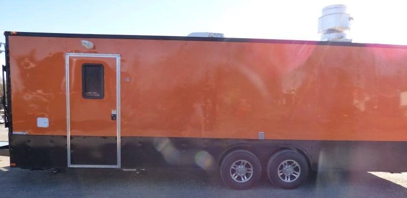 798-8.5-x-26-concession-food-trailer-orange-event-catering-2.jpg 8.5' x 26' Concession Food Trailer Orange Event Catering