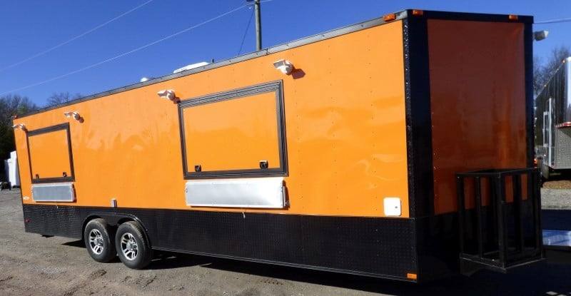 798-8.5-x-26-concession-food-trailer-orange-event-catering-21.jpg 8.5' x 26' Concession Food Trailer Orange Event Catering