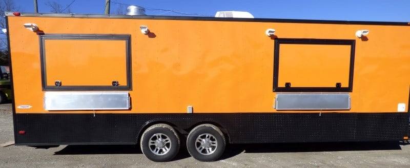 798-8.5-x-26-concession-food-trailer-orange-event-catering-22.jpg 8.5' x 26' Concession Food Trailer Orange Event Catering