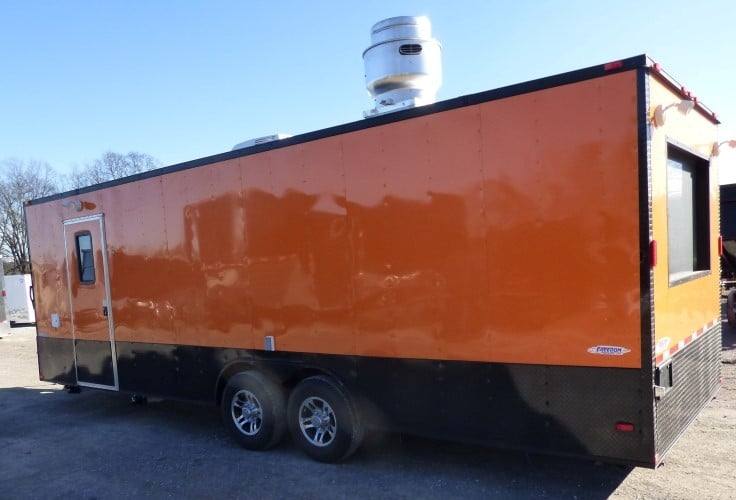 798-8.5-x-26-concession-food-trailer-orange-event-catering-26.jpg 8.5' x 26' Concession Food Trailer Orange Event Catering