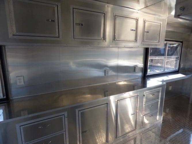 798-8.5-x-26-concession-food-trailer-orange-event-catering-4.jpg 8.5' x 26' Concession Food Trailer Orange Event Catering
