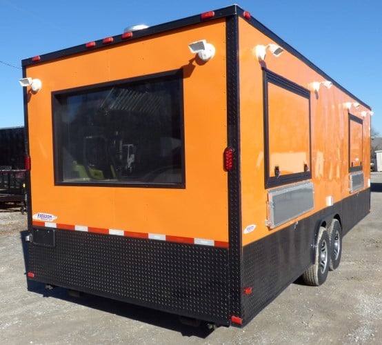 798-8.5-x-26-concession-food-trailer-orange-event-catering-8.jpg 8.5' x 26' Concession Food Trailer Orange Event Catering