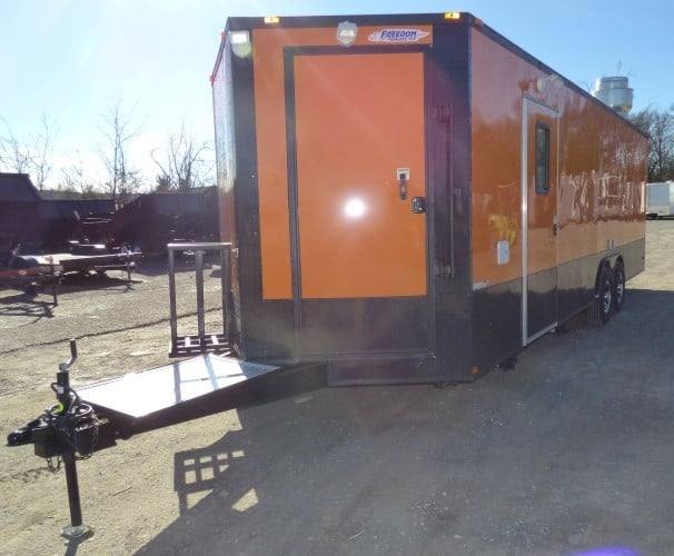 798-8.5-x-26-concession-food-trailer-orange-event-catering-9.jpg 8.5' x 26' Concession Food Trailer Orange Event Catering