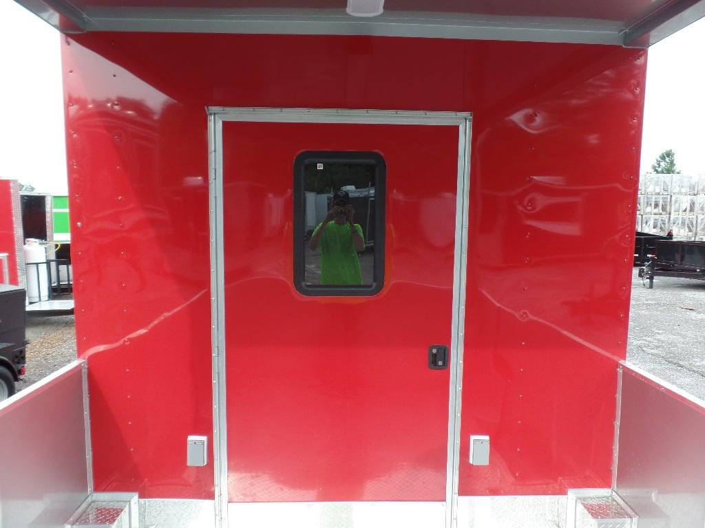 799-8.5-x-26-concession-food-trailer-red-bbq-event-catering-14.jpg 8.5' x 26' Concession Food Trailer Red BBQ Event Catering