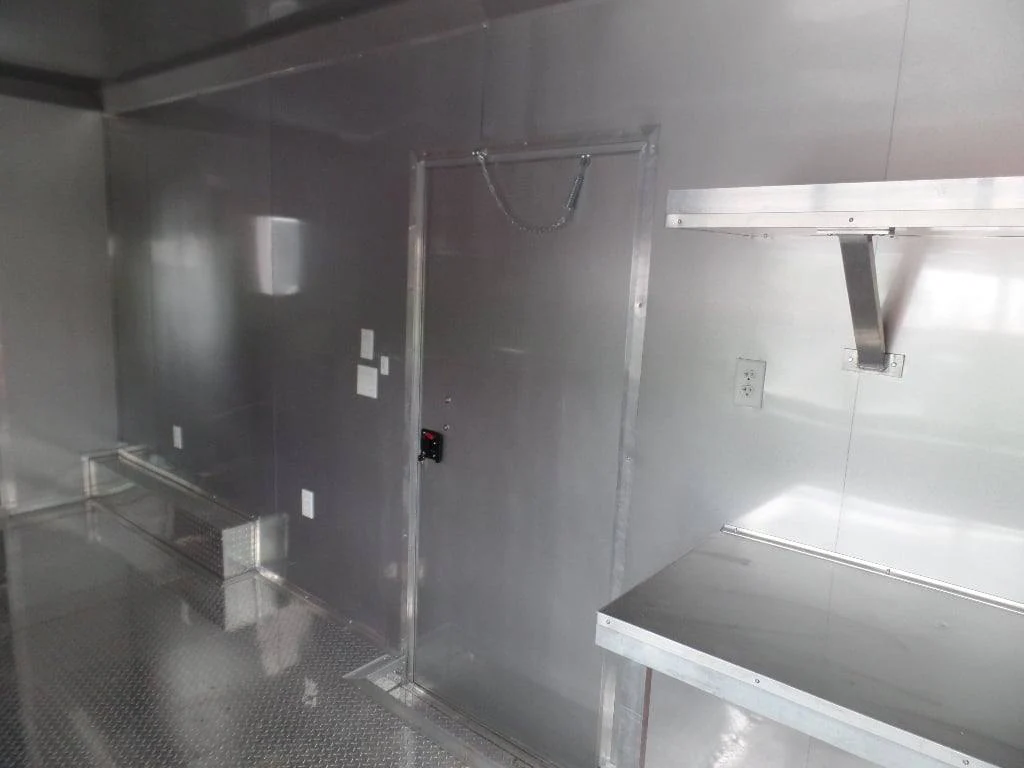 799-8.5-x-26-concession-food-trailer-red-bbq-event-catering-19.webp 8.5' x 26' Concession Food Trailer Red BBQ Event Catering