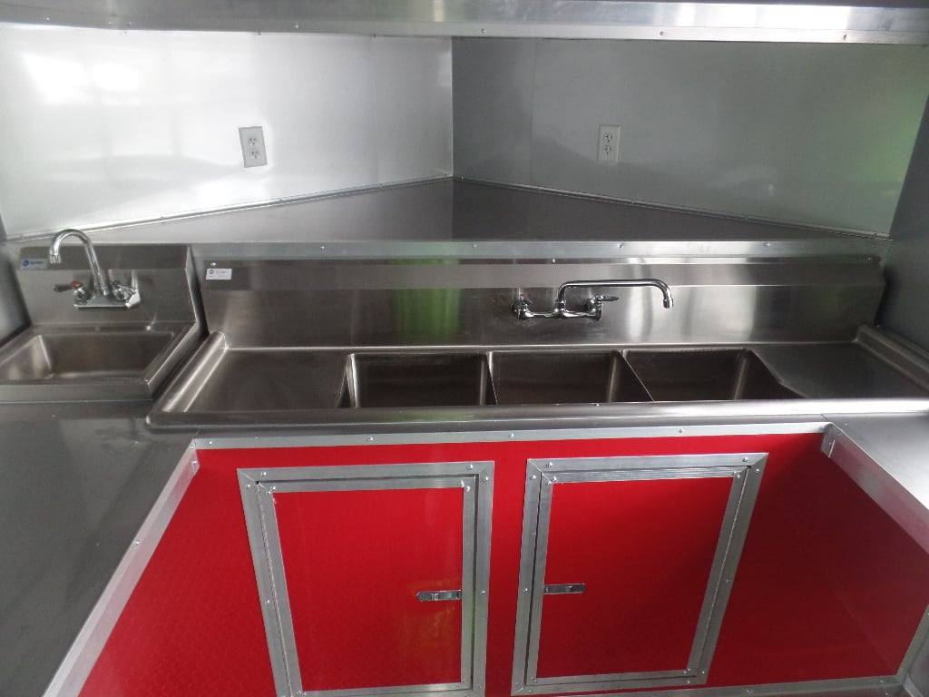 799-8.5-x-26-concession-food-trailer-red-bbq-event-catering-24.jpg 8.5' x 26' Concession Food Trailer Red BBQ Event Catering