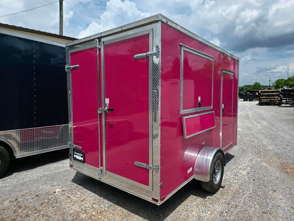 8-7-x-12-pink-concession-trailer-flat-front-food-event-catering-7.webp 7' X 12' Pink Concession Trailer Flat Front Food Event Catering