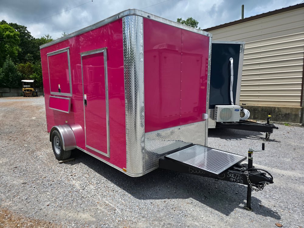 8-7-x-12-pink-concession-trailer-flat-front-food-event-catering-9.jpg 7' X 12' Pink Concession Trailer Flat Front Food Event Catering