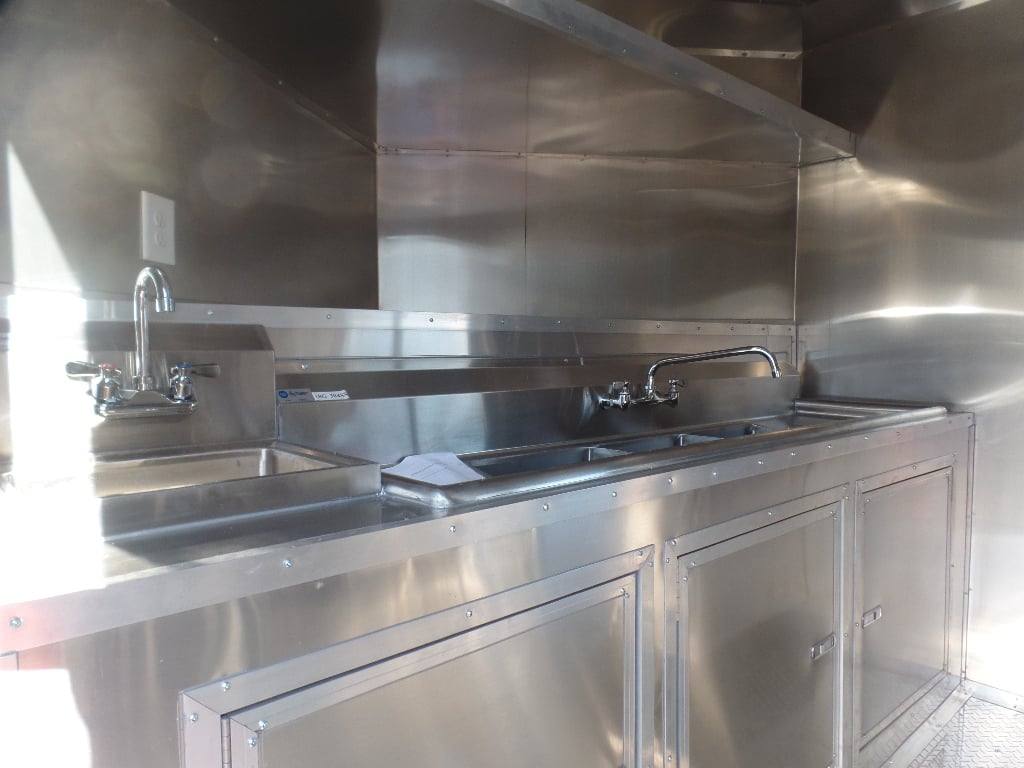 80-8.5-x-16-black-event-concession-food-trailer-with-appliances-11.jpg 8.5' x 16' Black Event Concession Food Trailer With Appliances