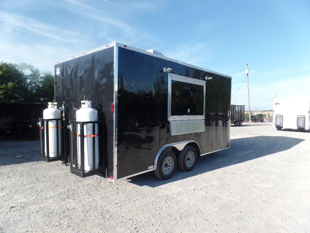 80-8.5-x-16-black-event-concession-food-trailer-with-appliances-21.jpg 8.5' x 16' Black Event Concession Food Trailer With Appliances