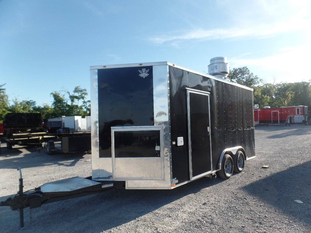 80-8.5-x-16-black-event-concession-food-trailer-with-appliances-26.jpg 8.5' x 16' Black Event Concession Food Trailer With Appliances