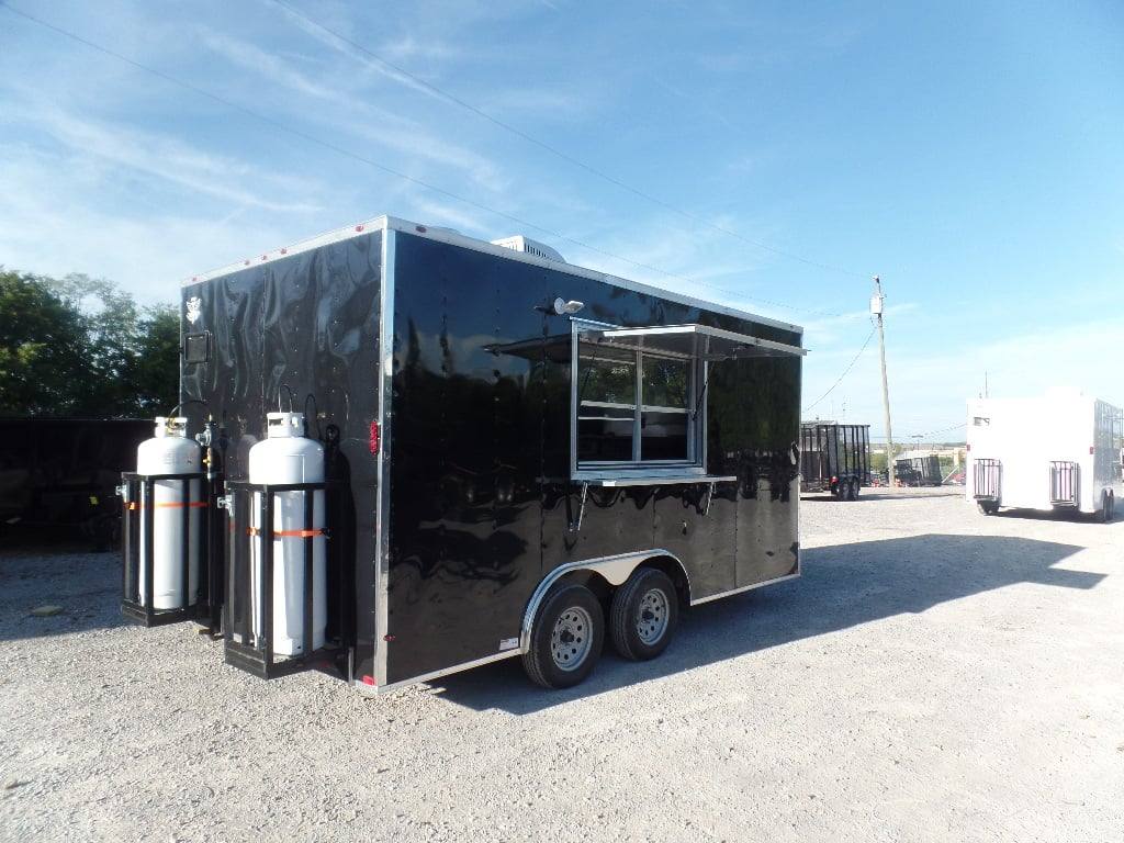 80-8.5-x-16-black-event-concession-food-trailer-with-appliances-34.jpg 8.5' x 16' Black Event Concession Food Trailer With Appliances